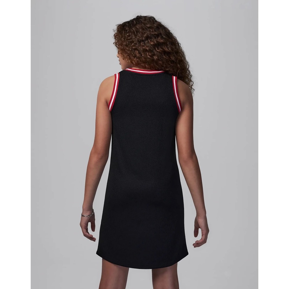 Jordan Nike‎ Girls 23 Jersey Long Tank Top  Size L Gym Black Sleeveless MSRP $45 - Picture 5 of 12